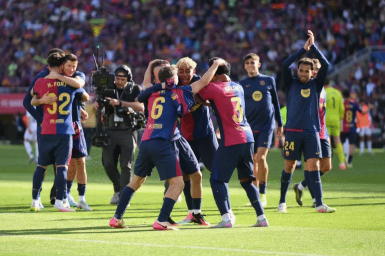 Barcelona beat Real Madrid despite Mbappe hat-trick as LaLiga title nears